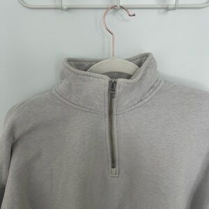 Aritzia Cozy Fleece Boyfriend 1/2 Zip Sweatshirt